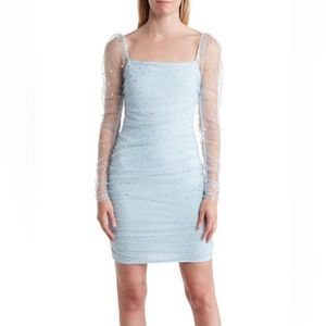 Stardust Mesh Dress Long Sleeve